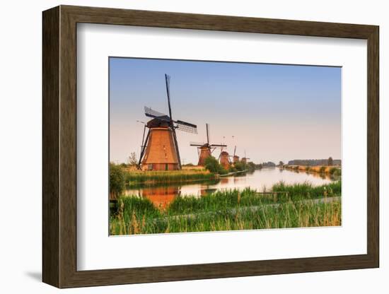 Netherlands, South Holland, Kinderdijk. Windmills-Francesco Iacobelli-Framed Photographic Print