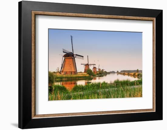 Netherlands, South Holland, Kinderdijk. Windmills-Francesco Iacobelli-Framed Photographic Print