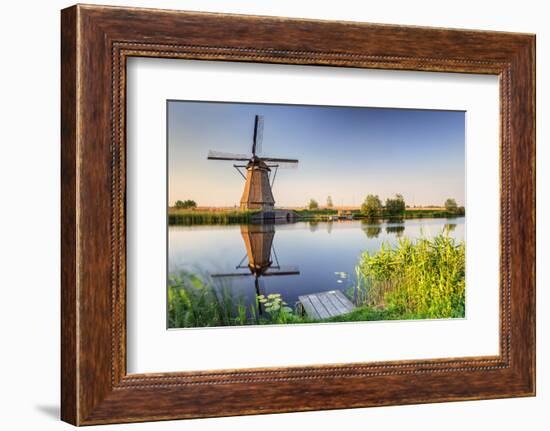 Netherlands, South Holland, Kinderdijk. Windmills-Francesco Iacobelli-Framed Photographic Print