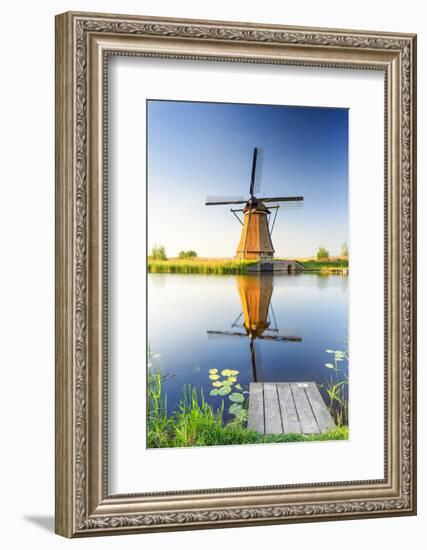Netherlands, South Holland, Kinderdijk. Windmills-Francesco Iacobelli-Framed Photographic Print