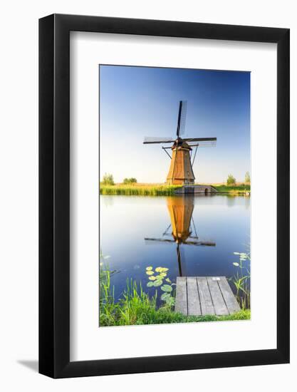 Netherlands, South Holland, Kinderdijk. Windmills-Francesco Iacobelli-Framed Photographic Print