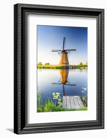 Netherlands, South Holland, Kinderdijk. Windmills-Francesco Iacobelli-Framed Photographic Print