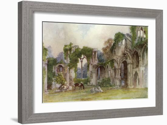 Netley Abbey, East Window-Warwick Goble-Framed Art Print