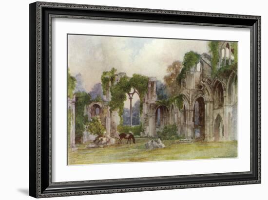 Netley Abbey, East Window-Warwick Goble-Framed Art Print