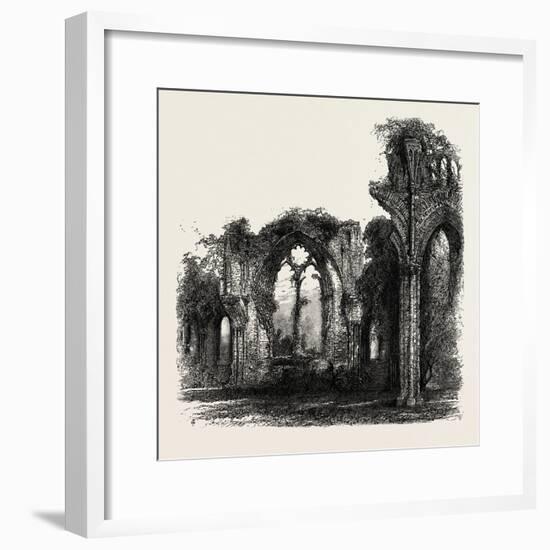 Netley Abbey, UK, 19th Century-null-Framed Giclee Print