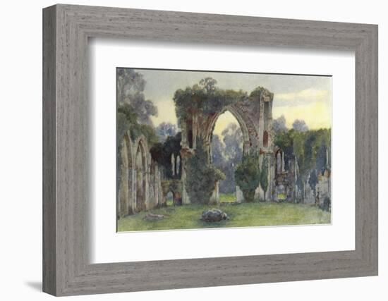 Netley Abbey, West, 1908-Warwick Goble-Framed Photographic Print