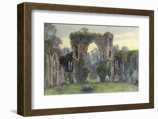 Netley Abbey, West, 1908-Warwick Goble-Framed Photographic Print