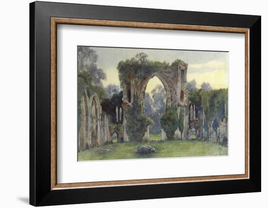 Netley Abbey, West, 1908-Warwick Goble-Framed Photographic Print