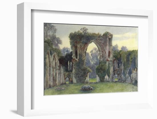 Netley Abbey, West, 1908-Warwick Goble-Framed Photographic Print