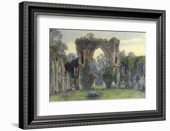 Netley Abbey, West, 1908-Warwick Goble-Framed Photographic Print