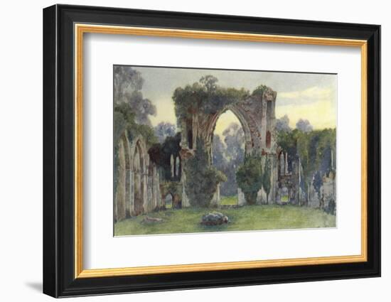 Netley Abbey, West, 1908-Warwick Goble-Framed Photographic Print