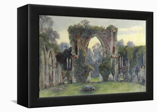 Netley Abbey, West, 1908-Warwick Goble-Framed Premier Image Canvas