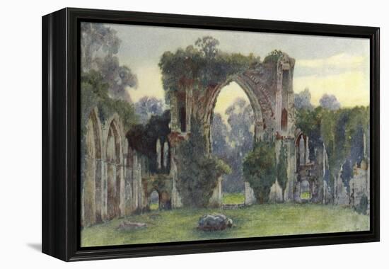 Netley Abbey, West, 1908-Warwick Goble-Framed Premier Image Canvas