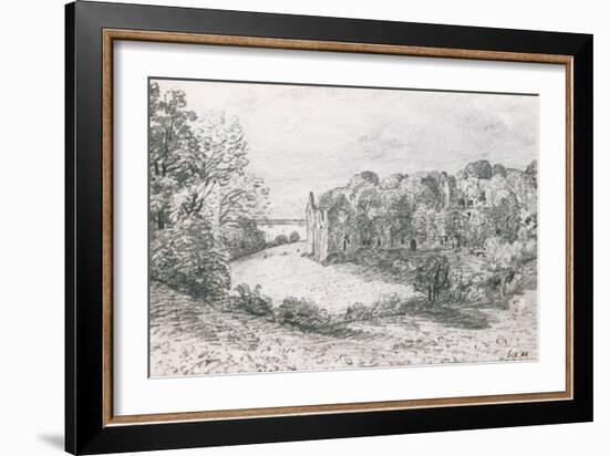 Netley Abbey-John Constable-Framed Giclee Print