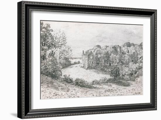 Netley Abbey-John Constable-Framed Giclee Print