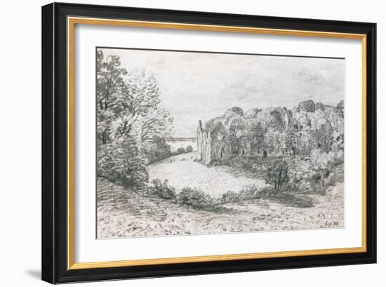 Netley Abbey-John Constable-Framed Giclee Print