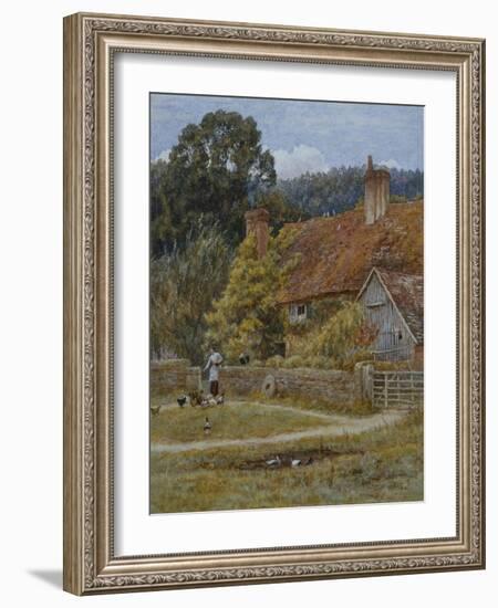 Netley Farm, Shere, Surrey-Helen Allingham-Framed Giclee Print