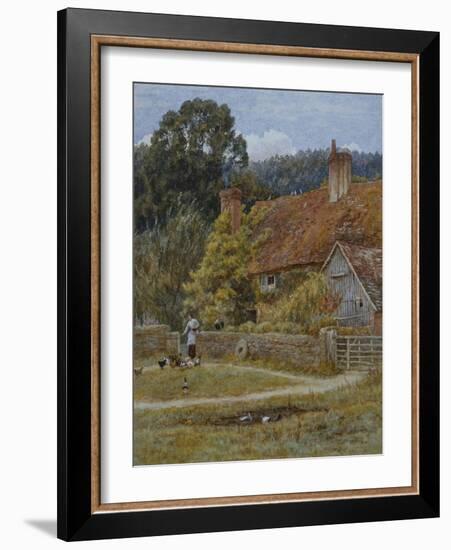 Netley Farm, Shere, Surrey-Helen Allingham-Framed Giclee Print