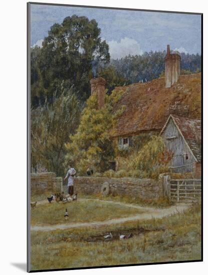 Netley Farm, Shere, Surrey-Helen Allingham-Mounted Giclee Print