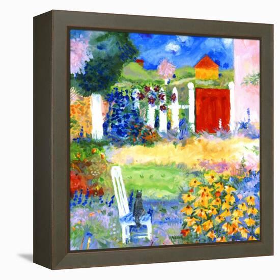 Netty Lives in Karlsruhe-Mike Smith-Framed Premier Image Canvas