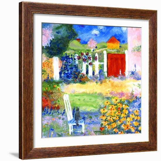 Netty Lives in Karlsruhe-Mike Smith-Framed Premium Giclee Print