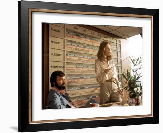 Network, Darryl Hickman, Faye Dunaway, 1976-null-Framed Photo