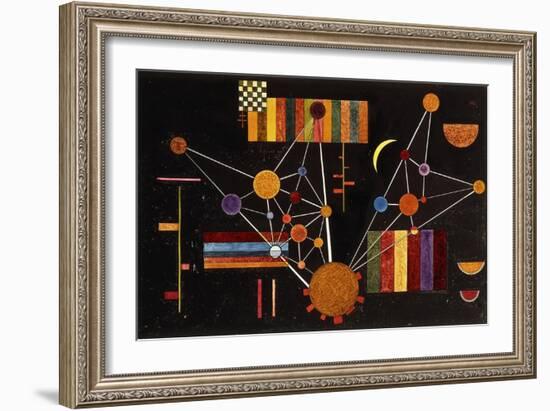 Network Seen from Above, No.231; Geflecht Von Oben, No. 231, 1927-Wassily Kandinsky-Framed Giclee Print