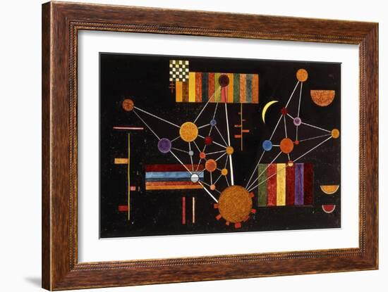 Network Seen from Above, No.231; Geflecht Von Oben, No. 231, 1927-Wassily Kandinsky-Framed Giclee Print