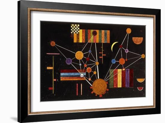 Network Seen from Above, No.231; Geflecht Von Oben, No. 231, 1927-Wassily Kandinsky-Framed Giclee Print