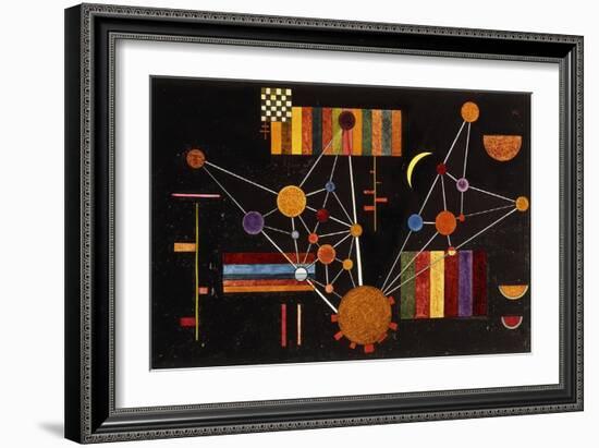 Network Seen from Above, No.231; Geflecht Von Oben, No. 231, 1927-Wassily Kandinsky-Framed Giclee Print