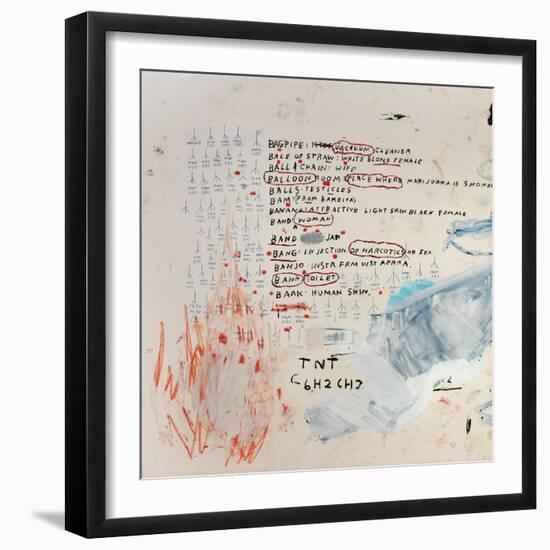 Neu-Jean-Michel Basquiat-Framed Giclee Print