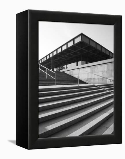 Neue Nationalgalerie (By Mies Van Der Rohe), Berlin, Germany-Jon Arnold-Framed Premier Image Canvas