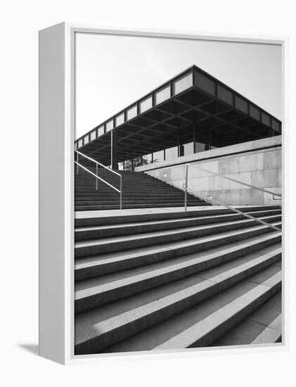 Neue Nationalgalerie (By Mies Van Der Rohe), Berlin, Germany-Jon Arnold-Framed Premier Image Canvas