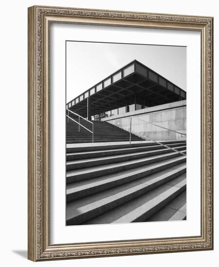 Neue Nationalgalerie (By Mies Van Der Rohe), Berlin, Germany-Jon Arnold-Framed Photographic Print