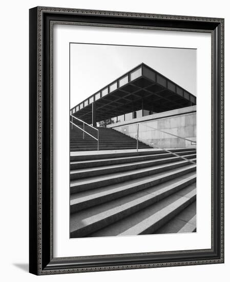 Neue Nationalgalerie (By Mies Van Der Rohe), Berlin, Germany-Jon Arnold-Framed Photographic Print