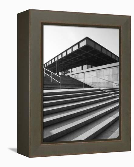 Neue Nationalgalerie (By Mies Van Der Rohe), Berlin, Germany-Jon Arnold-Framed Premier Image Canvas