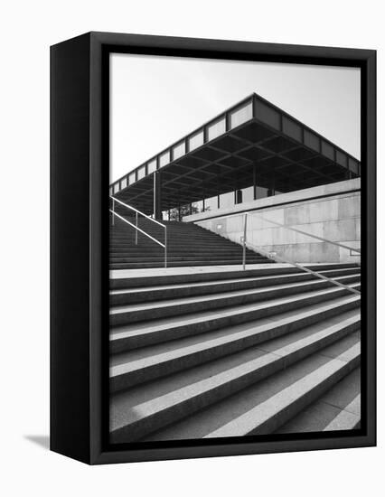 Neue Nationalgalerie (By Mies Van Der Rohe), Berlin, Germany-Jon Arnold-Framed Premier Image Canvas