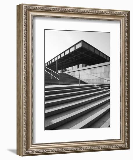 Neue Nationalgalerie (By Mies Van Der Rohe), Berlin, Germany-Jon Arnold-Framed Photographic Print