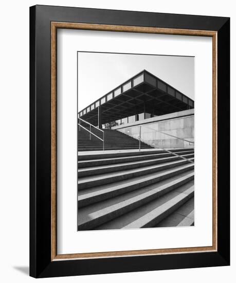 Neue Nationalgalerie (By Mies Van Der Rohe), Berlin, Germany-Jon Arnold-Framed Photographic Print