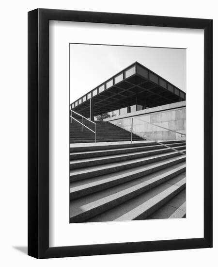 Neue Nationalgalerie (By Mies Van Der Rohe), Berlin, Germany-Jon Arnold-Framed Photographic Print