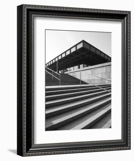 Neue Nationalgalerie (By Mies Van Der Rohe), Berlin, Germany-Jon Arnold-Framed Photographic Print