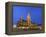 Neues Rathaus (New Town Hall), Marienplatz, at Night, Bavaria (Bayern), Germany-Gary Cook-Framed Premier Image Canvas