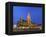 Neues Rathaus (New Town Hall), Marienplatz, at Night, Bavaria (Bayern), Germany-Gary Cook-Framed Premier Image Canvas