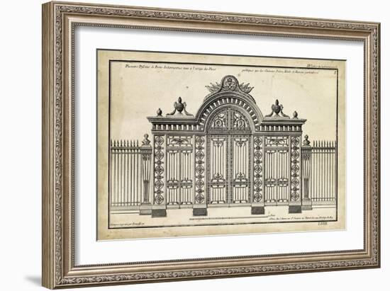 Neufforge Gate III-null-Framed Art Print