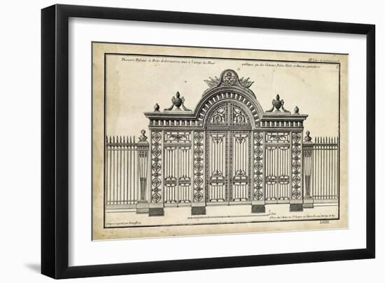 Neufforge Gate III-null-Framed Art Print