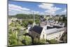 Neumunster Abbey at Lower City Grund, Grand Duchy of Luxembourg-Markus Lange-Mounted Photographic Print