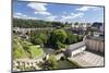 Neumunster Abbey at Lower City Grund, Grand Duchy of Luxembourg-Markus Lange-Mounted Photographic Print
