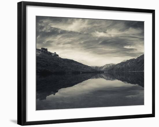 Neuquen Province, Lake District, Road of the Seven Lakes, Lake Falkner, Argentina-Walter Bibikow-Framed Photographic Print