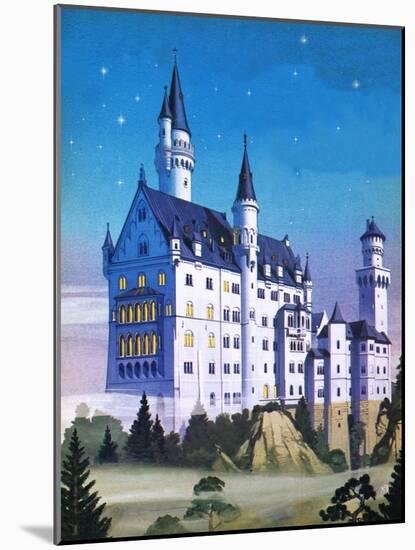 Neuschwanstein -- a Fairy-Tale Castle Built by a 'Madman'-Mcbride-Mounted Giclee Print