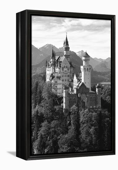 Neuschwanstein Castle, Allgau, Germany-Hans Peter Merten-Framed Premier Image Canvas